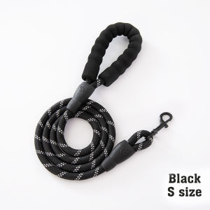 Adjustable Heavy-Duty Dog Leash with Reflective P-Chain and Soft Foam Handle for All Breeds