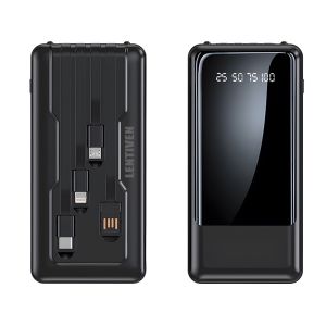 PowerBank 30000 mAh Fast Charging Mini LCD with Kabel Data Type C Micro USB BHP dx207