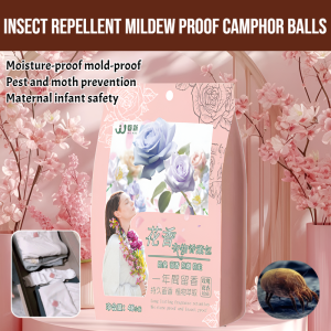 Insect Repellent And Mildew Proof Floral Camphor Balls Furniture Mothballs Anti-Mold Moth Repellent Mildew-Proof Moisture-Proof Camphor