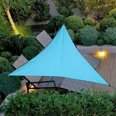 Outdoor Triangle Sun Shelter Waterproof Awning Tent Canopy Garden Beach Picnic Camp Shade Tarp