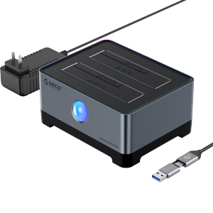 ORICO Type-C RGB 2.5เกม/3.5 "กรณี HDD อลูมิเนียมแท่นอุปกรณ์เชื่อมต่อฮาร์ดดิสเคสระบายความร้อน10Gbps ที่แข็งแกร่งฮาร์ดดิสก์ภายนอกความเร็วสูง