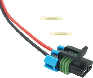 2 Pins Coolant Level Sensor Connector Wiring Harness Pigtail Plug for Freightliner Coronado 2001-2020 Compatible with Detroit Diesel Level Sensor 904-7252 23522855 23524167 23520381 23520380
