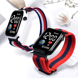 2024 New LED Electronic Watch Student Creativity Gift Watch Outdoor Sports Waterproof Childrens Electronic Watch