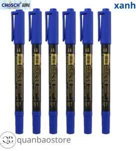 Bút CD marker 2 đầu nhỏ thương hiệu Chosch CS-H8130. Một đầu Marker 1.0mm 1 đầu kim 0.5 mm.