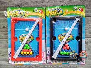 [COD] Mainan Anak Biliard Mini Snooker Wave Biliyard - Mainan Bola Sodok Wave Billiard - Mainan Meja Biliard Mini