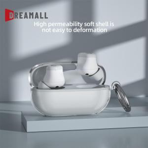 เคสเอียร์บัดไร้สายใสคุณภาพสูงพร้อมพวงกุญแจสำหรับ Beats Solo Buds ใช้งานง่ายและปกป้อง