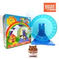 SWEET ROLLING - JOGGING WHEEL Kincir Mainan Hamster Murah 15 cm - Warna Random. 