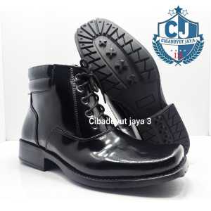 sepatu pdh kilap I PDH PDL POLISI POLRI TNI SECURITY SATPAM I TALI RESLETING I CIBADUYUT JAYA
