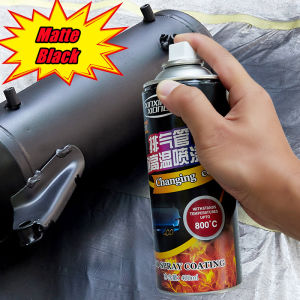 800°C High Temperature Spray Paint Automobile Motorcycle Exhaust Pipe High Temperature Resistance Corrosion Resistance Anti Fouling And Rust Prevention Hightemp High Temp Spray Paint Paints Primers Spray Paint For Motorcycle Heat Resistant Spray Paint