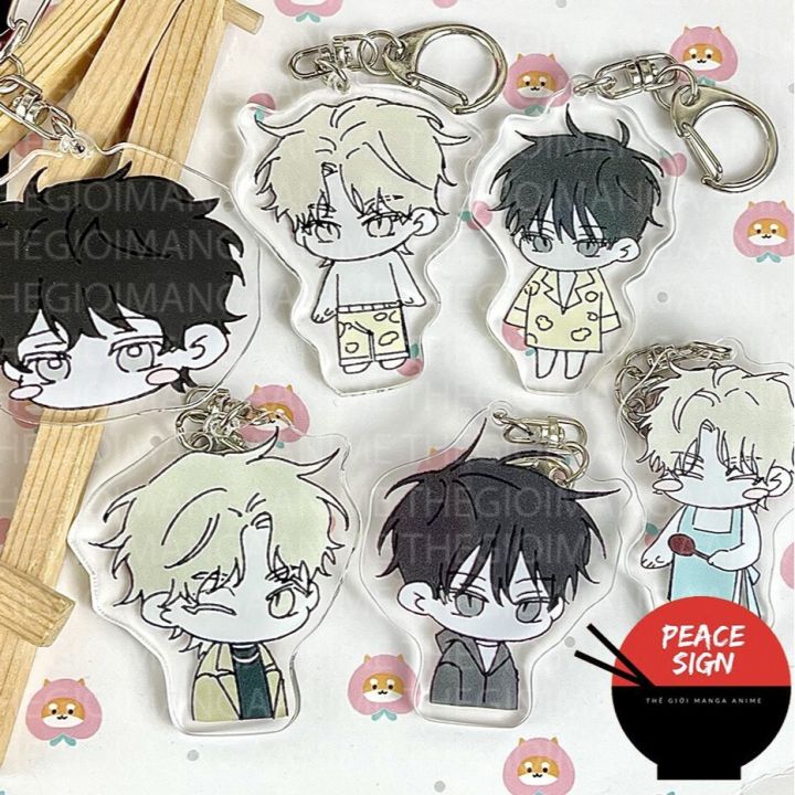Móc khóa LOW TIDE IN TWILIGHT ver CHIBI CUTE Đêm Bên Làn Nước Mica trong acrylic in hình anime