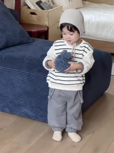 Boys autumn sweatshirt and sweatpants two-piece set baby autumn outfit Korean-style childrens clothing childrens suit autumn baby clothes
