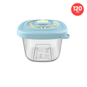 【MISUTA】120ML Baby Food Container With Date & Air Vent Misuta | Baby Snack Milk Powder Storage Cups Container Storage Box | Mumchecked