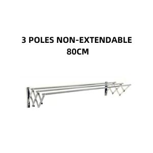 sampayan ng damit bakal with hook outdoor laundry foldable stainless steel indoor matibay 3Poles/4 Poles space saver Wall Mounted drying rack hanging for clothes heavy duty collapsible