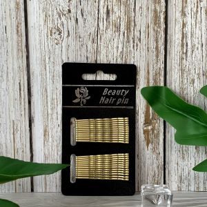 [SG] 24pc Premium Quality 5cm Hair Pin Bobby Pins Hair Grips for Workout Exercise Non-paint-falling & non-fading Black or Gold 5cm Length