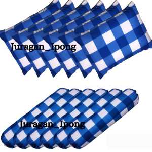 promo sarung bantal dan guling dewasa 1set murah berkualitas bahan katun polymicro lembut adem untuk tidur motif polos karakter anak