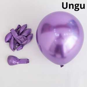 KENZY - KP197 BALON LATEX CHROME 12 INCH BALON KILAT BALON ULANG TAHUN BIRTHDAY BALLOON BALON PESTA ACARA BALON BULAT BALON POLOS