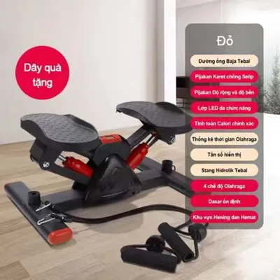 Máy tập thể dục Mini Stepper Stepper tại nhà ngoài trời máy đạp bước bộ yên tĩnh đa chức năng Tạo tư thế tốt cho chân