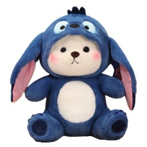 【Free shipping 】25cm Stuffed Animal TeddyTales Lina Bear Plush Doll Toy Kawaii Plushies Bear TeddyTales Bear Toys Girls