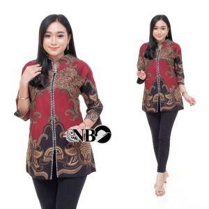 ATASAN WANITA - BATIK BLOUSE KERJA WANITA / BLUS CEWEK - PAKAIAN KANTOR WANITA