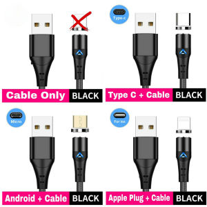 5A Magnetic Fast Charging Cable 磁吸快充充电线 Fast Charge Android Type-C iPhone Huawei Vivo Oppo Realme Samsung Data Transfer Tethering USB Kabel Cas