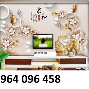 Tranh gạch 3d trang trí phòng khách đẹp - XC332