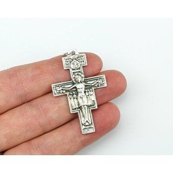 Croix De Saint Brigid 925 Pendentif Argent Massif Celtic Religieux