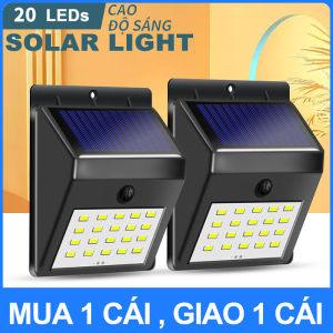 【Mua 1 cái giao 1 cái 】COD 20 Đèn LED Sân Vườn Năng Lượng Mặt Trời Cảm Biến Chuyển Động Năng Lượng Mặt Trời Đèn Tiết Kiệm Năng Lượng Chống Nước Ngoài Trời