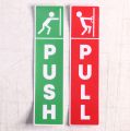 DSign Push Pull Door Sticker Signage l Door Sign l Vinyl Sticker l Guide Signs l Facility Signs. 