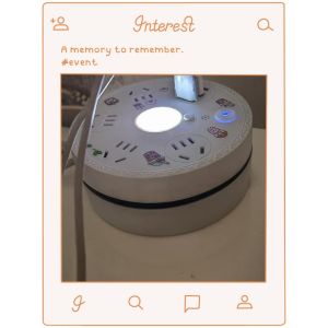 Socket Extension Outlet Power Strip+Light Multi-function Sockets