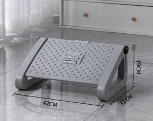 Ergonomic Foot Rest With Massage Roller Office Foot Rest Under Desk with 6 Height Position Footres