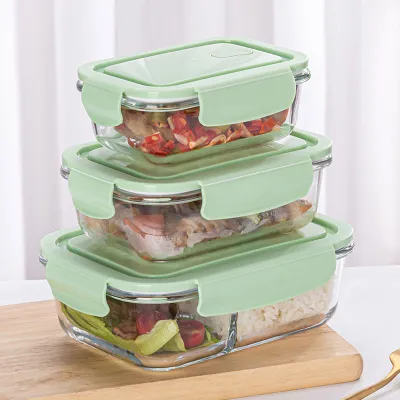 𝗖𝗼𝗿𝗻𝗲𝗹𝗹 Kotak makan kaca / Lunch box kaca / kotak bekal kaca tebal / wadah mpasi food container kaca