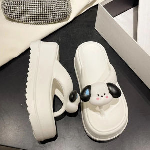 LHshoess ส่งไว รองเท้าผู้หญิง รองเท้าแตะหูหนีบดีไซน์น่ารัก ตกแต่งตัวการ์ตูนสุดแบ๊ว ดีไซน์เกาหลี ไม่ซ้ำใคร แมทซ์ง่าย ใส่ได้ทุกโอกาส