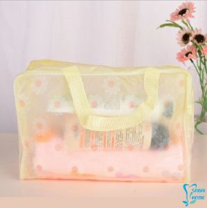 กระเป๋าเครื่องสำอาง โปร่งแสง PVC ถุงเก็บของ กระเป๋าเอนกประสงค์ wash bag