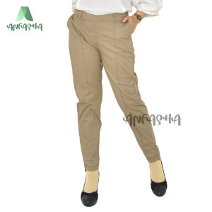 MALIKA PANTS STANDART= Celana Panjang Wanita Basic Pants Mode  BY TOKO ANFASHA