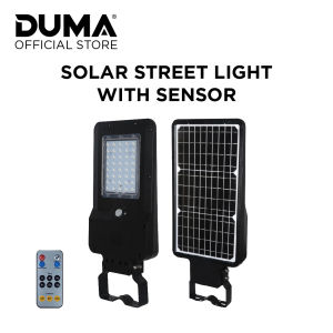 DUMA SOLAR STREET LIGHT WITH SENSOR 4800 LUMENS AND 40W IP65 CORDLESS AND WITH REMOTE CONTROL