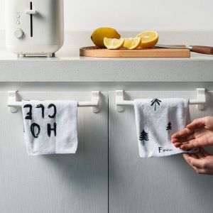 MOUSSE For Living Room Office Kitchen Convenient Adjustable Hanging Holder Organizer Hanger Towel Holders Cupboard Hanger Towel Rack