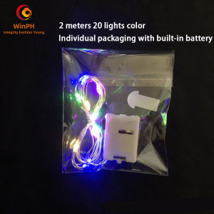 WINPH（Built-in battery）1M/2M/3M LED string lights 3 modes water-proof Bouquet Christmas gift decorative lights