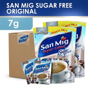 1 CASE - SAN MIG Super Coffee Original SF (7g x 20sachet) - 20 Packs