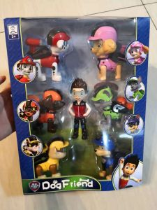 【SG Seller】Big size Paw Patrol Figures Set for Kids Action Pack Pup Figure with Pop-out Cake Topping cake Decoration Christmas Gift
