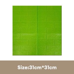 50 Pcs BIG SALE !!! 35x38cm 3D Foam Bricks Wallpaper Stickers Kids Room Wall Sticker Waterproof Modern Design Self-adhesive