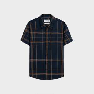 Áo Sơ Mi nam Aristino Kẻ Caro Cam Dáng Ôm Slim Fit Chất Liệu Rayon- MicroFiber ASS620EDP01