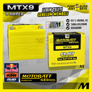 OFFICIAL MOTOBATT GEL MTX9 9 AH ORIGINAL AKI MOTOR BENELI PETAGONIAN EAGLE SUZUKI THUNDER 125