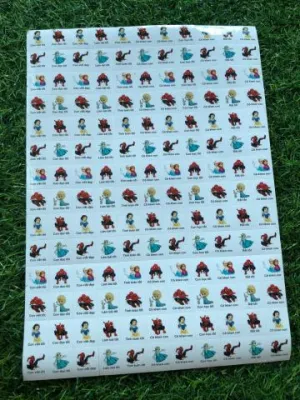 Sticker khen thưởng học sinh giáo cụ dạy học cho giáo viên tiểu học