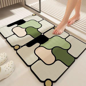 Diatomite Absorbent Floor Shower Mat Anti Slip Quick-Drying Non-slip Bath Floor Mat Shower Mat floor Mat