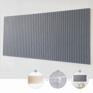 INNEED No Drill Felt Wall Stickers Self-Adhesive DIY Photo Display Board Lightweight 40x60cm Wall Display Board Home