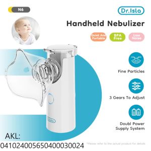 DRISLA15 DR. ISLA NEBULIZER PORTABLE MESH MODLE N6 PLUS / ALAT UAP BANTU PERNAFASAN ASMA INHALASI / COCOK UNTUK ANAK-ANAK DAN ORANG DEWASA