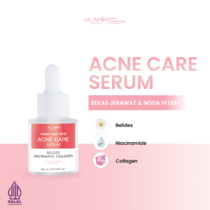 Alamin Skincare Acne Care Serum Bekas Jerawat Kecoklatan/Hitam Beruntusan Mengatasi Meredakan Menyamarkan Noda Mengontrol Minyak Berlebih Meningkatkan Produksi Kolagen Membantu Meregenerasi Kulit BPOM