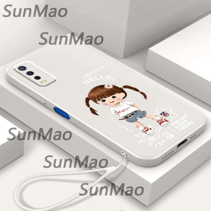 For Vivo Y20 Vivo Y20i Vivo Y20S Vivo Y20S g phone case Silicone Soft Cover  Cute Girl Cover Lazada PH