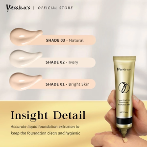 [PAKET 6PCS] YESSICA’s Cover Girl Air Foundation 30gr - Waterproof Moisturizer Skin