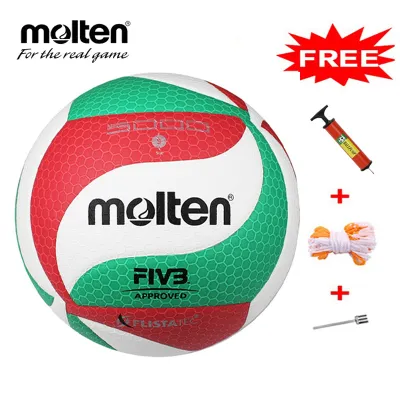 Molten Volleyball V5M5000 Official NORCECA Volleyball Soft Touch PU Size 5 school training Volleyball Indoor & Outdoor Training ball Match Beach Volleyball